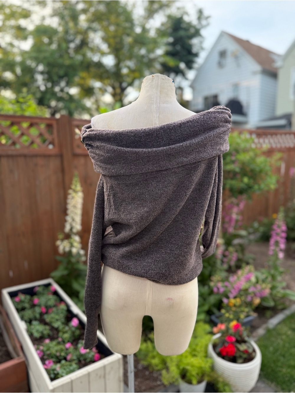Quality thick Primark Off Shoulder Sweater Size M - Picture 3 of 10